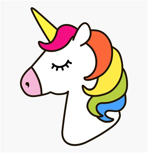 Unicorn Horse Drawing Clip Art - Easy Simple Unicorn Drawing, HD Png Download , Transparent Png ...