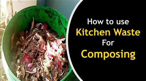 How to use kitchen waste for compost - YouTube