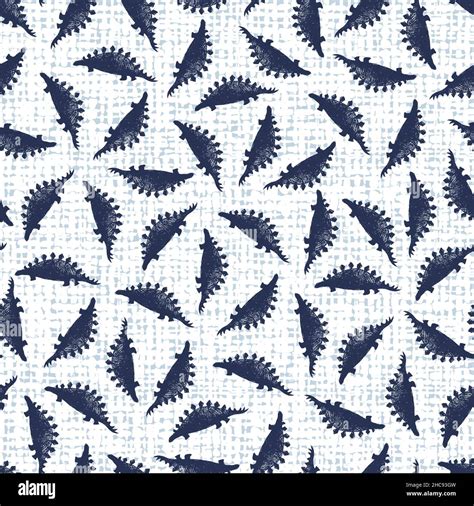 Vector white canvas dinosaur sketch scattered polko dot repeat pattern. Perfect for textile ...