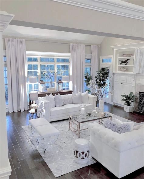 Free White Modern Living Room Basic Idea | Home decorating Ideas