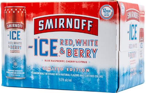 Smirnoff Ice Red White and Berry 12pk 12oz Can - Legacy Wine and Spirits