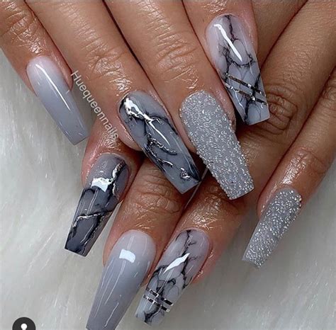 40+ Grey Nails Design Ideas - The Glossychic