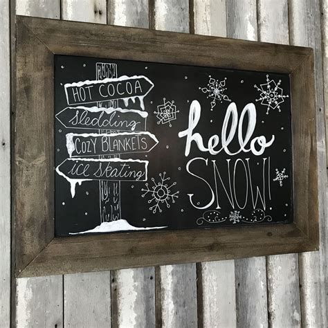 34 Inspiring Christmas Chalkboard Signs Design Ideas - MAGZHOUSE