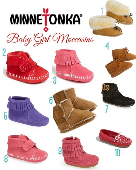 Minnetonka Moccasins For Baby Girls - Rustic Baby Chic