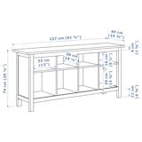 Console table, HEMNES, white stain, 157x40 cm - IKEA