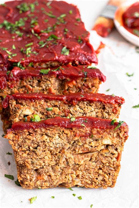 Vegan Lentil Meatloaf with Oats (GF & Oil Free!) - Home-Cooked Roots | Opskrift