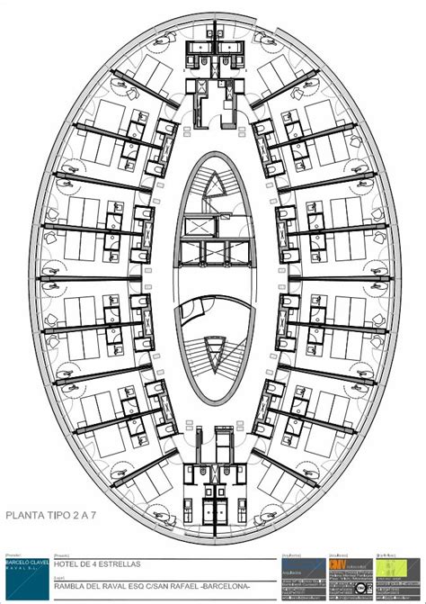 Barceló Raval Hotel / CMV Architects | Hotel floor plan, Hotel floor, Hotel design architecture