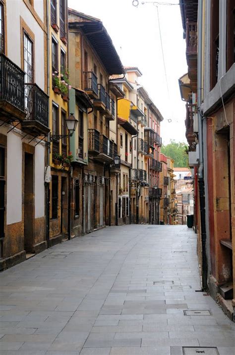 Old Town in the City of Oviedo Stock Image - Image of medieval, spain: 46998193