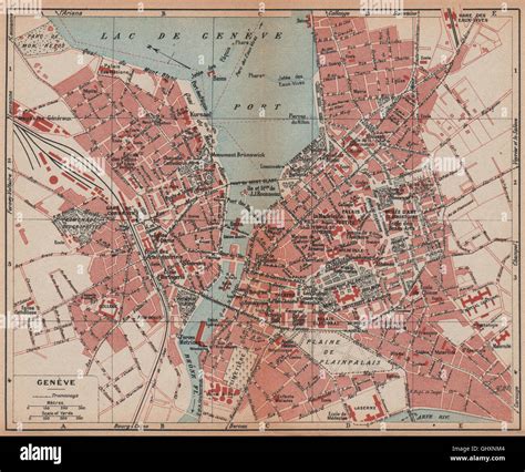 Geneva Old Town Map