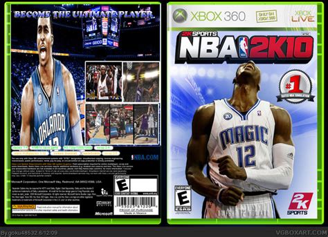 NBA 2k10 Xbox 360 Box Art Cover by goku48532