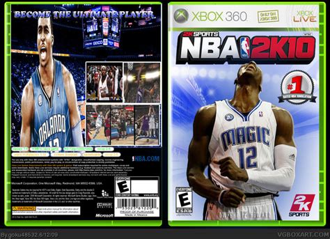 NBA 2k10 Xbox 360 Box Art Cover by goku48532