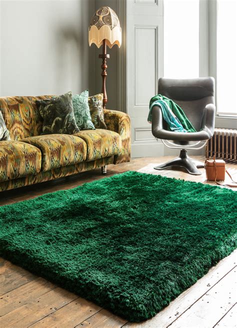 Plush Emerald Rug - Plush Rugs Emerald - Expressrugs UK