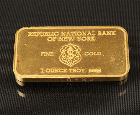 Sold Price: 1 OUNCE TROY 9999, FINE GOLD BAR - July 6, 0121 11:00 AM EDT