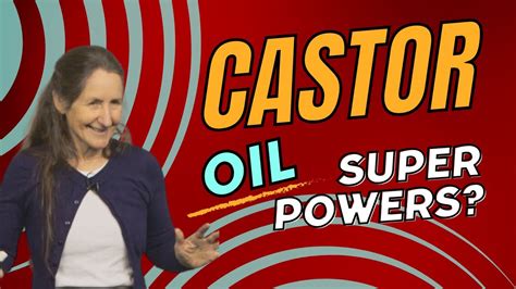 Barbara O’Neill Explains The Superpowers Of Castor Oil - YouTube