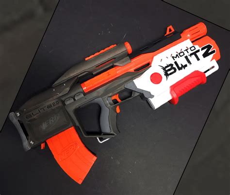 Custom Painted Nerf Motoblitz | NerfGunAttachments | The Nerfer's eMall