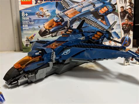 Lego's Avengers: Endgame Ultimate Quinjet set, up close - CNET