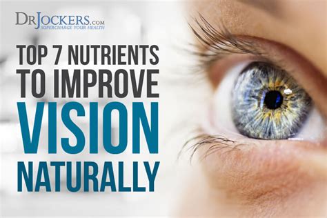 The Top 7 Nutrients to Improve Your Vision Naturally