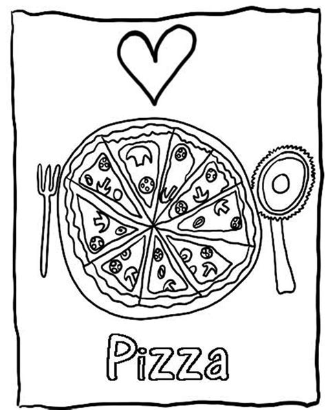 Pizza Coloring Pages - Best Coloring Pages For Kids