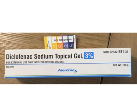 Diclofenac Sodium Topical Gel, 3%, 100 g, Alembic (RX) Ingredients and ...