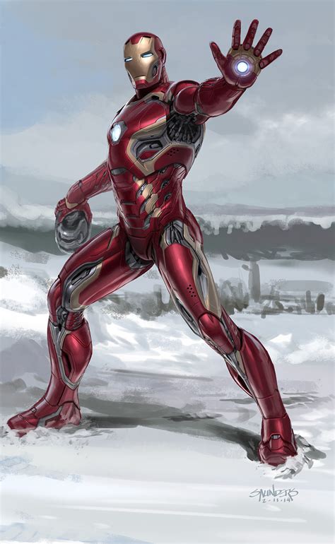 ArtStation - Avengers: Age of Ultron (2013) - Iron Man Mk 45 Final Design