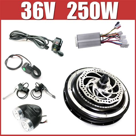 36V 250W Electric Bike Disc brake kit ,DC hub motor conversion kits ...