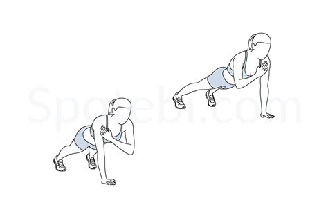 Plank Shoulder Taps | Plank shoulder taps, Workout guide, Oblique workout