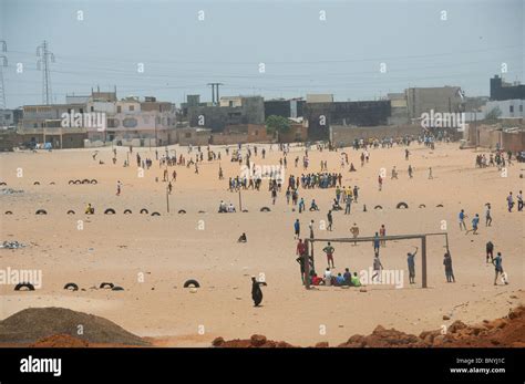 Africa, Senegal, Dakar. Capital city of Dakar. Public playground Stock ...