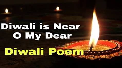 A Short Diwali Poem in English - YouTube