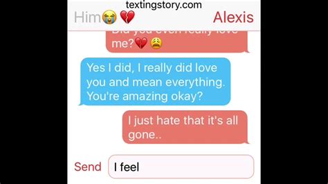 Sad text messages with ex - YouTube