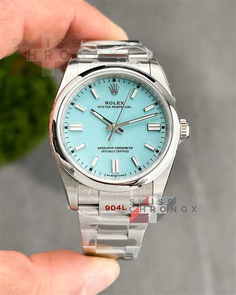 Rolex Oyster Perpetual 36 Tiffany Blue Dial 126000