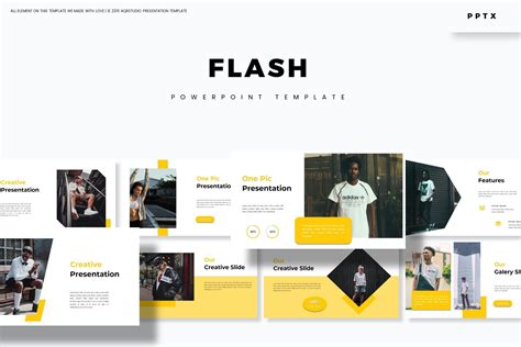 Flash - Powerpoint Template | Presentation Templates ~ Creative Market
