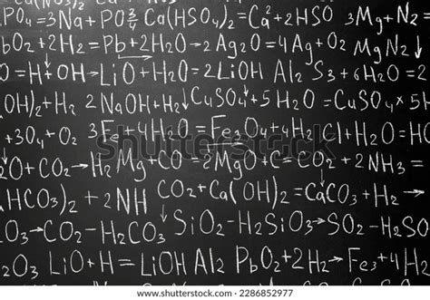 School Background Chemistry Handwritten Formulas Backgroundletters ...