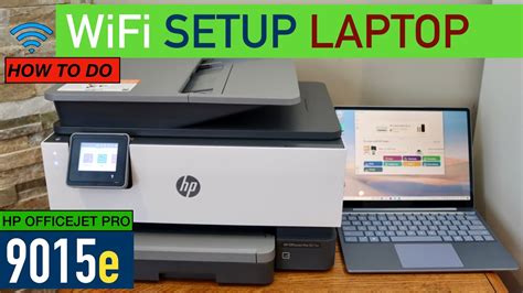 HP OfficeJet Pro 9015e Setup Windows 10 Laptop / Computer. - YouTube