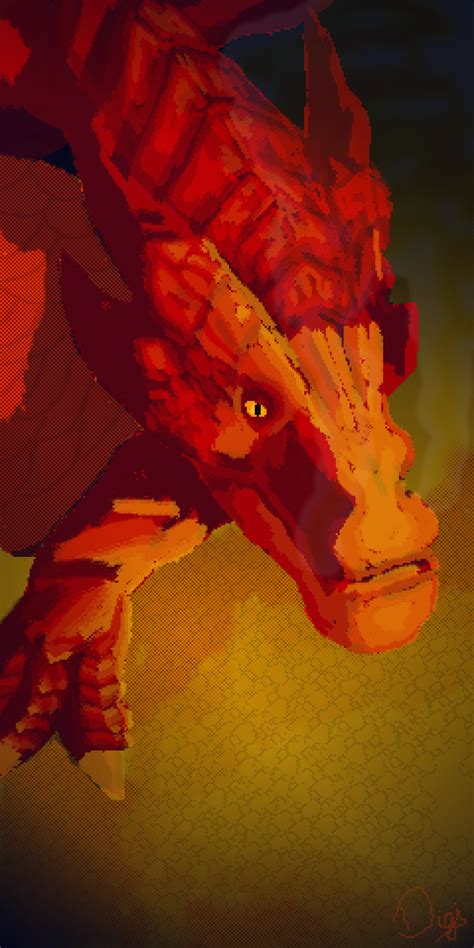 Pixilart - Lava Dragon by Digitress