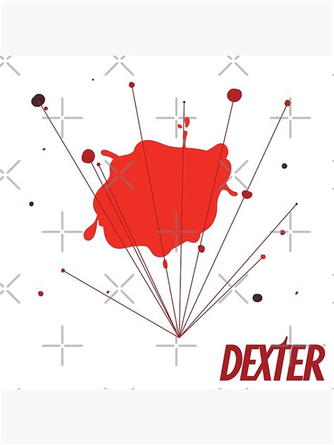 "Dexter Blood Splatter" Art Print for Sale by CaptainEuglena | Redbubble