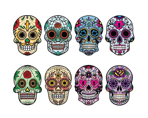 Day of the Dead Painted Skull Calaveras — Cover-Alls Decals