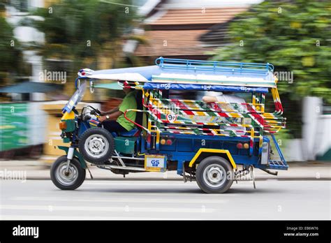 Tuk Tuk in Luang Prabang, Laos Stock Photo - Alamy