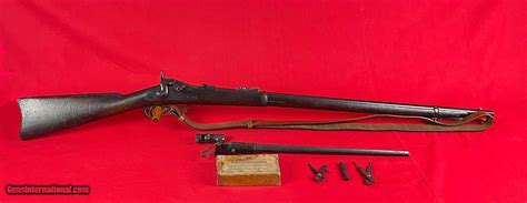 1873 springfield trapdoor rifle with bayonet - passlnode