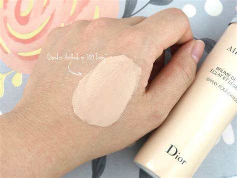 The Holy Grail Foundation | Dior Diorskin Airflash Spray Foundation: Review and Swatches | The ...