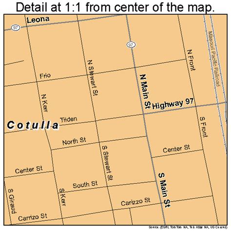 Cotulla Texas Street Map 4817216