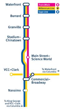 Expo Line Route Map