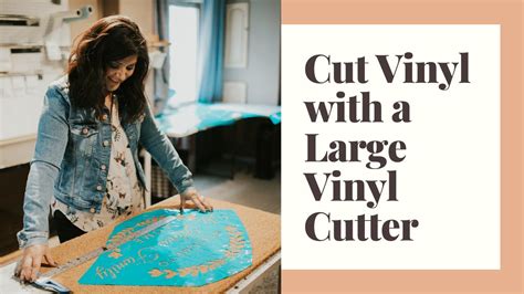 Cutting Vinyl With A Large Vinyl Cutter - YouTube