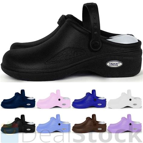 Medical Nursing Nurse Womens Comfortable Lightweight Slip Resistant Clogs Shoes | Nursing shoes ...