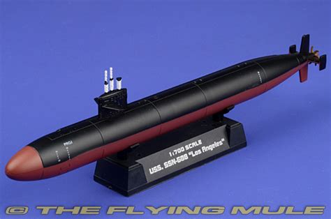 Los Angeles-class Submarine 1:700 Display Model - Easy Model EM-37305 - $15.95