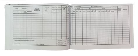 Professional Pilot Logbook - Pilots Cart