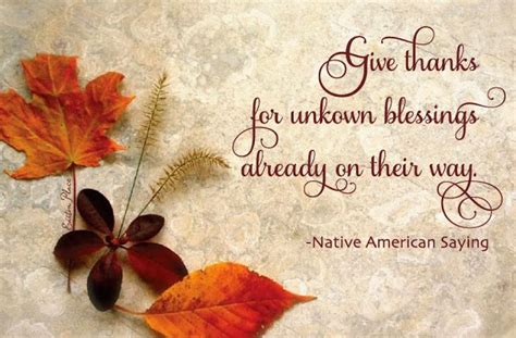 Thankful… A Native American quote about being thankful. Thanksgiving ...