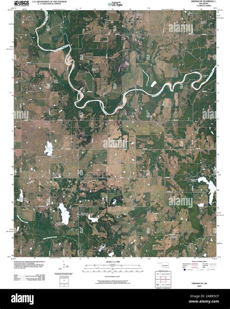 Map of okemah oklahoma hi-res stock photography and images - Alamy