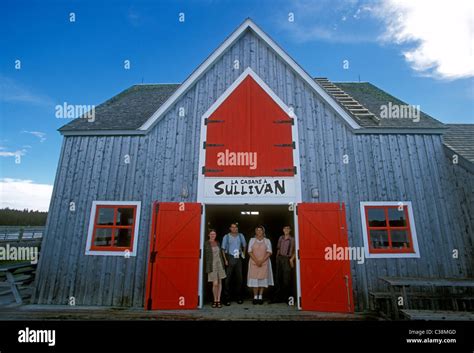 French-Canadian people, male and female actors, Le Pays de la Sagouine, town of Bouctouche, New ...