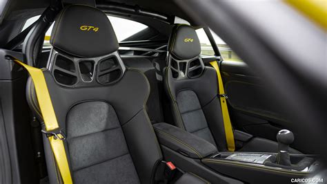 Porsche 718 Cayman GT4 | 2020MY (Color: Racing Yellow) | Interior, Seats