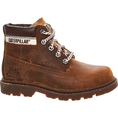 Caterpillar Brown Leather Boots | Boots, Brown leather boots, Leather boots